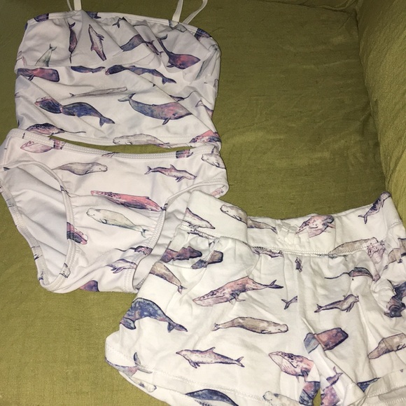 Old Navy Other - Old Navy Whale Print Bathing Suit Shorts Set Old Navy Other - Old Navy Whale Print Bathing Suit Shorts Set